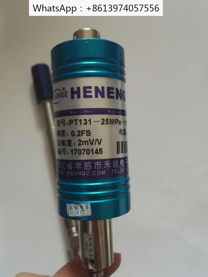 HeNeng dual-test high-temperature melt pressure sensor PT131-25MPA-M14