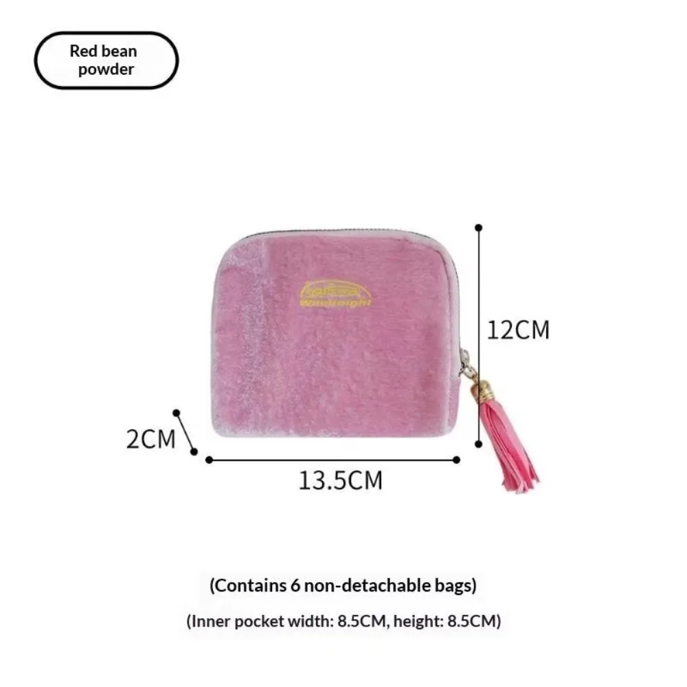 Durable 6-Layer Jewelry Storage Bag Portable Anti-Scratch Bracelet Display Pouch Elegant Soft Women's Wallet Home Storage