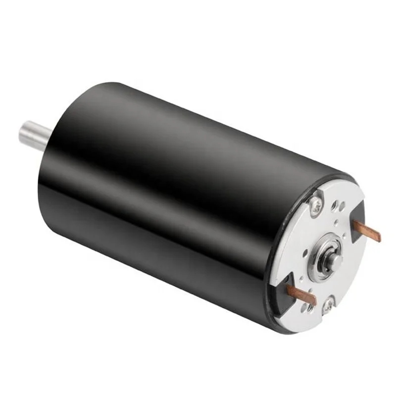 24V 40Mm Coreless Dc Graphite carbon brush Motor For Industrial Electric Tools Robots Electric Baler