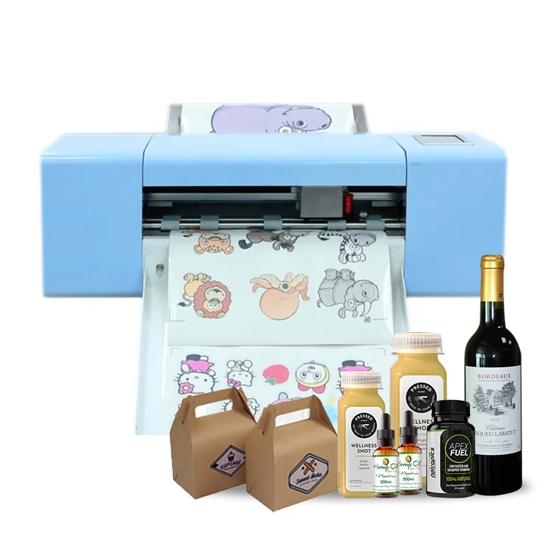 

A3 A4 Sticker Cutter Kiss Cut Die Cutting Machine With Automatic Contour Feeding Stepper Motor Driver