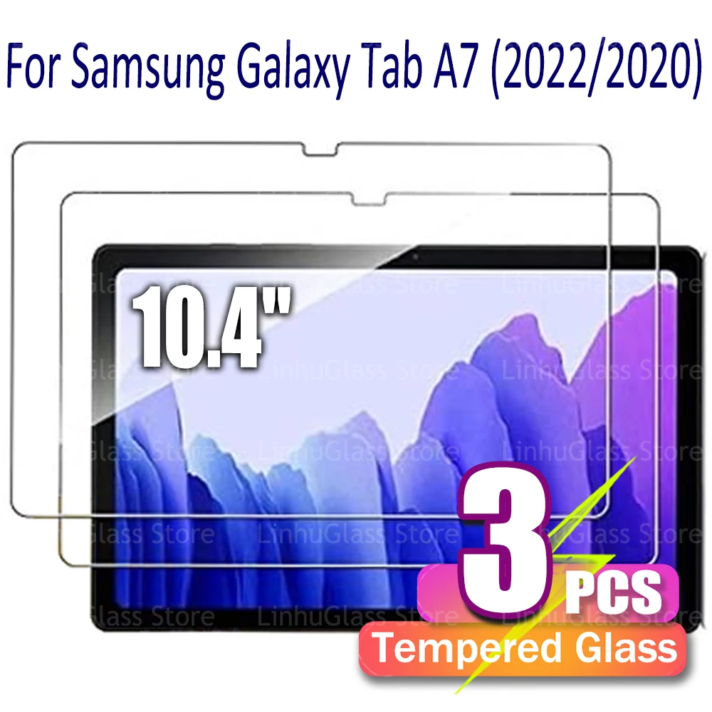 

Защитная пленка для экрана Samsung Galaxy A7 2022/2020 10,4 дюйма SM-T500/T505/T507/T503N, пленка из закаленного стекла, 9H, устойчивая к царапинам, HD, прозрачная