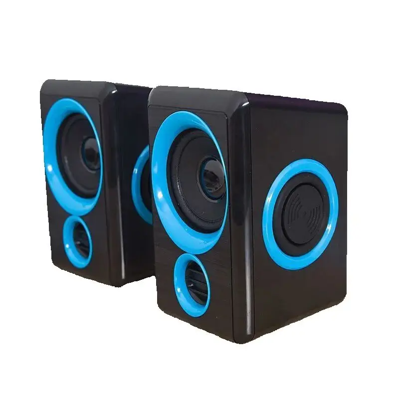 Computer Desktop Speaker Stereo Bass 2.5 Inch Speaker Dual Diaphragm 2.0 Speaker USB Wired Multimedia Music Speakers , колонки