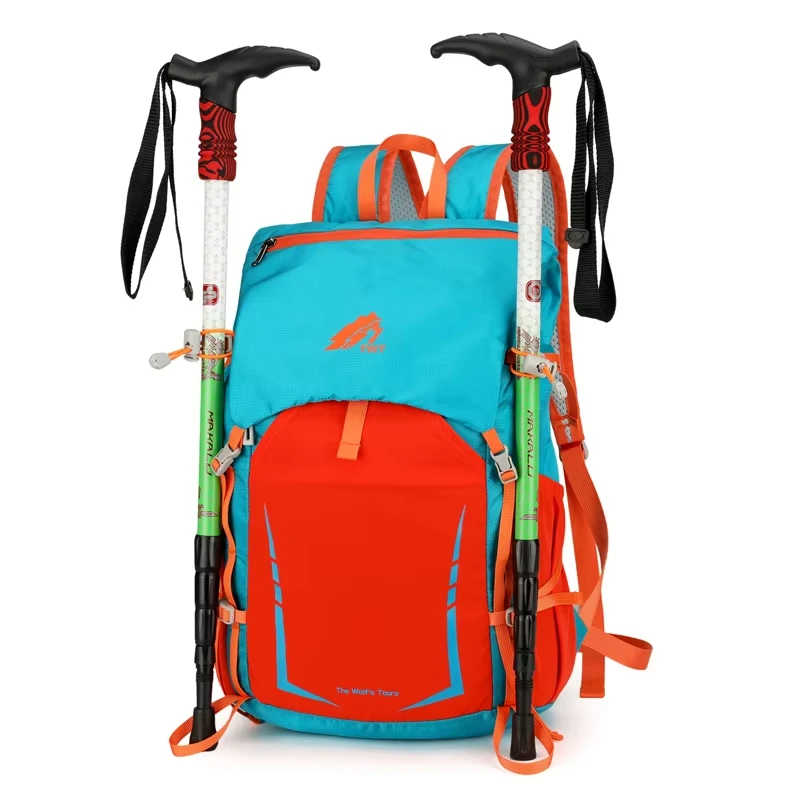 

Рюкзак для скалолазания, легкая складная сумка, сверхлегкая уличная сумка, многофункциональный большой дышащий мужской рюкзак для кемпинга и пешего туризма