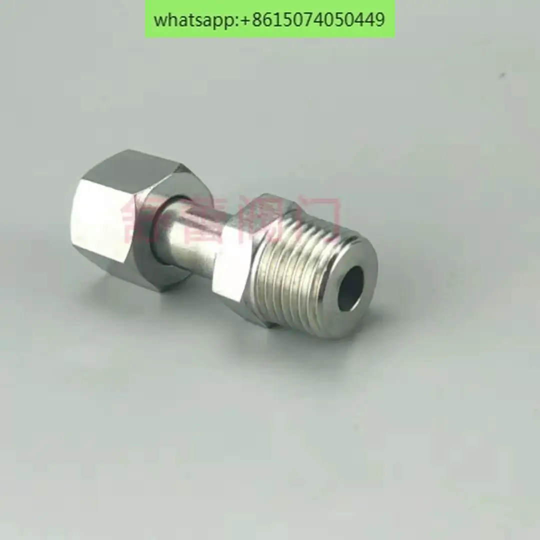 10pcs Pressure gauge live transmitter external thread to internal thread movable joint inner and outer wire union union