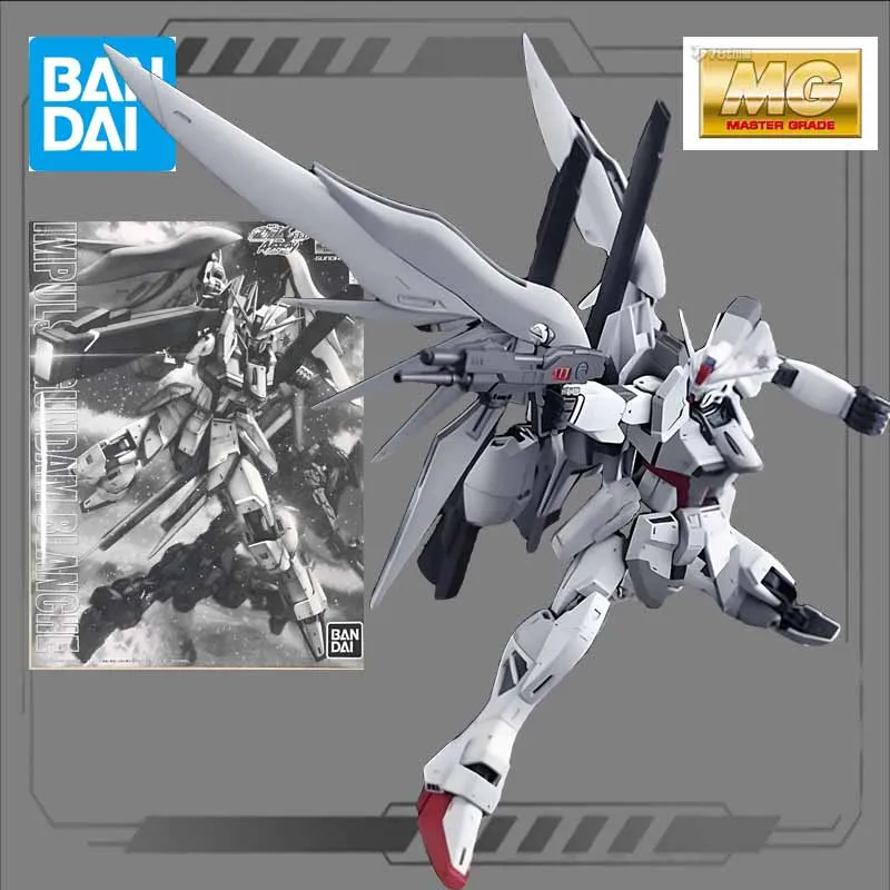 Bandai Original MODEL KIT GUNDAM MG PB 1/100 Impulse GUNDAM BLANCHE Anime Action Figure Assembly Model Toys Gifts for Boys