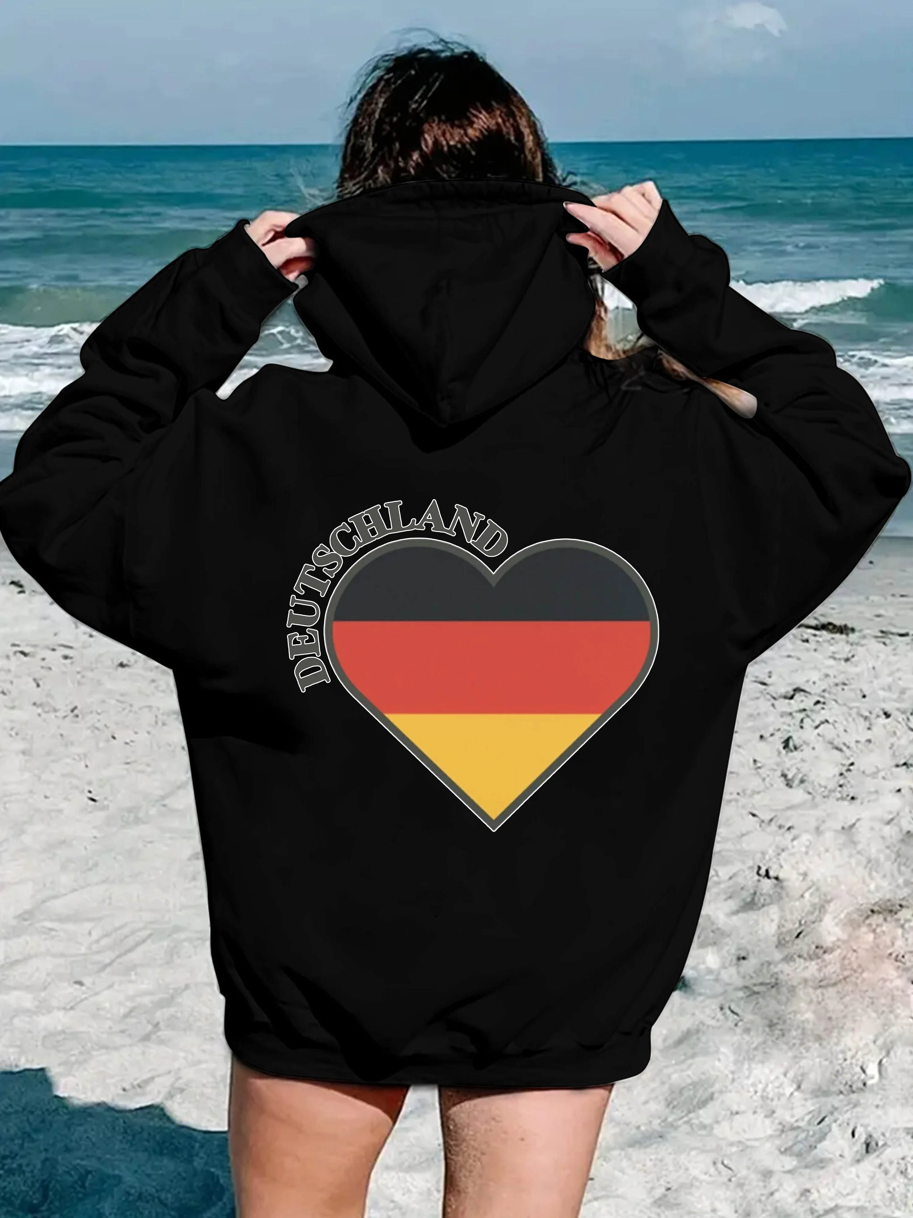 

Graphic Printing Autumn and Winter Pure Cotton Men's and Women's Hoodies Casual Outdoor Street Sports Training Brand Trend