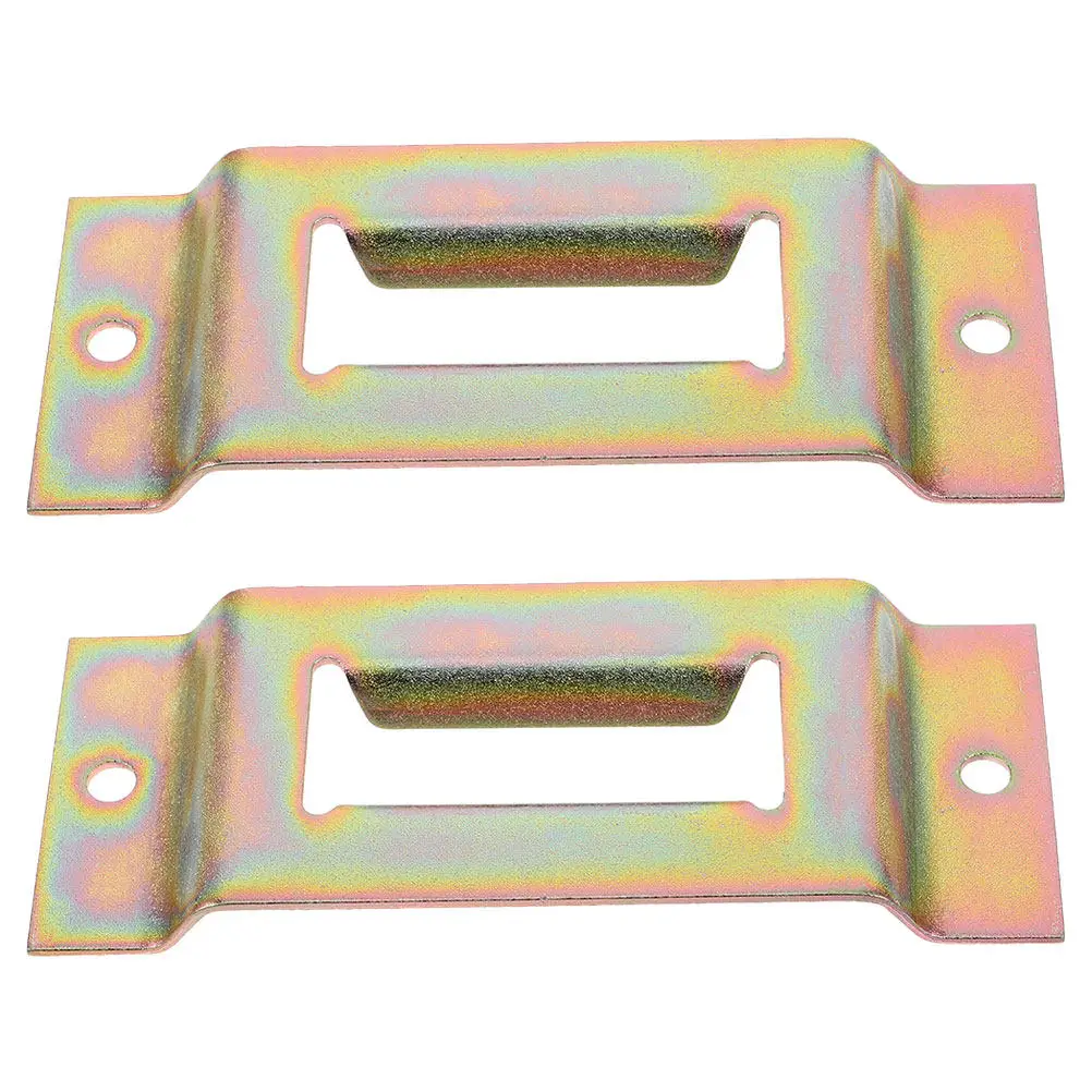2Pcs Galvanized Iron E-Track Tie Down System Heavy Duty Cargo Restraint Rails for Truck Trailer Van Boat Load Management E-Track