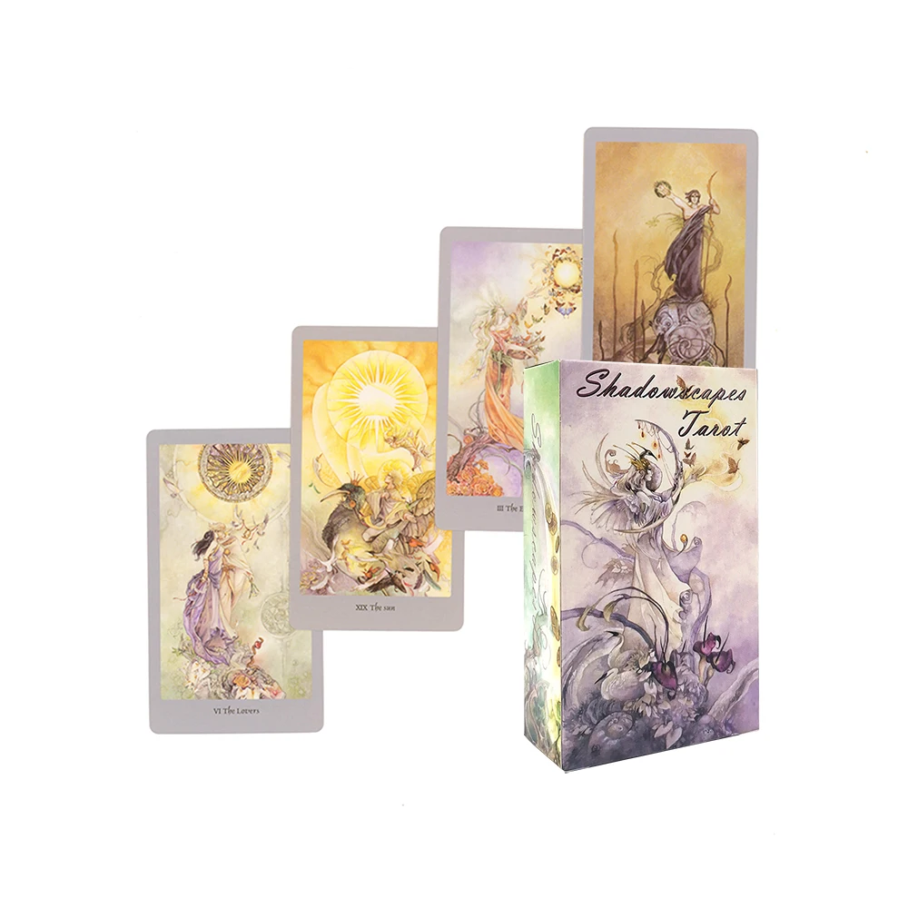 Shadows Tarot Deck Flowers Nymphs English Version Tarot Cards For Beginners Divination of Fate Deck Shadow with PDF Guidebook