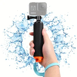 Action Camera Acqua Galleggiante Impugnatura Per Gopro Hero 13 12 11 10 9 8 Xiaomi Yi SJ4000 DJI Osmo Galleggiante Maniglia di Montaggio Accessori