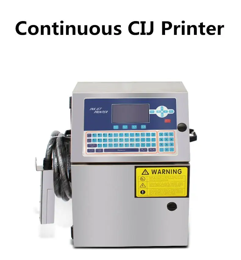 For Automatic Industrial Cij Inket Printer Marking Online Expiry Date Coding Inkjet Printer For Sale