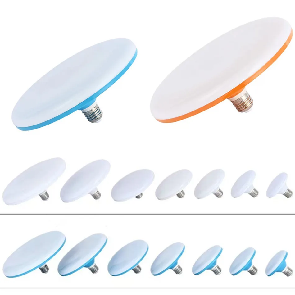 LED Bulb AC 220v E27 Base Household Energy Saving Lamp 15W Indoor Lighting Flying Saucer Light 6500k Ceiling Lamp Garage Light image 6