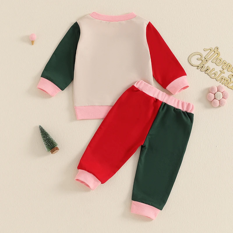 

Girl Winter 2PCS Outfit Sets Cozy Knit Sweater Matching Leggings Sets with Cute Animal Embroidery