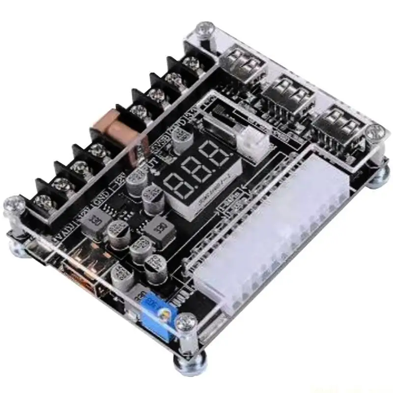 A2BE Upgrades  Computer Power Supply Adapter Board for 20Pin & 24Pin Connection