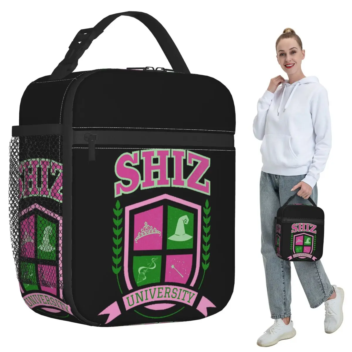 

Shiz University Insulated Lunch Bag for Kids School Cooler Thermal Food Box Tote Leakproof Lunch Boxes Container
