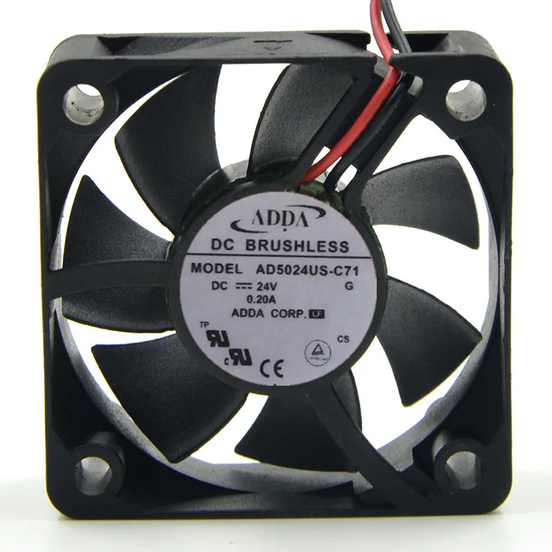 3pcs * NEW ORIGINAL AD5024US-C71 24V 0.20A 5020 50*50*20mm COOLING FAN RADIATOR