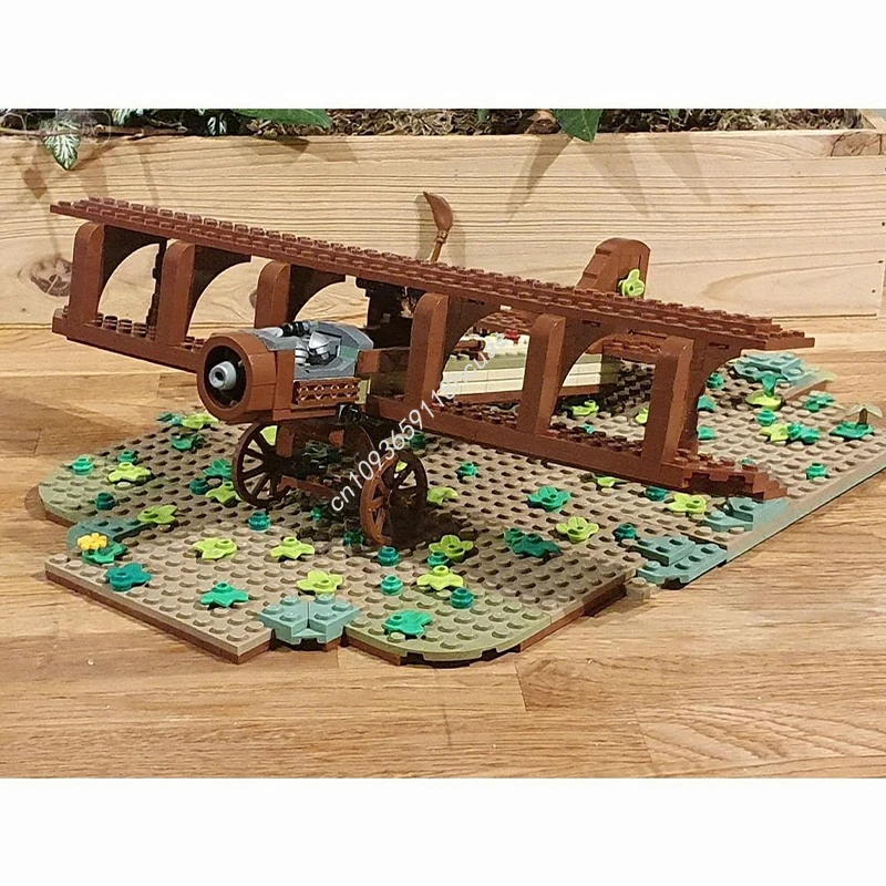 Blocs de construction d'avion en bois MOC, 502 pièces, cadeau de noël, inspire une créativité illimitée pour les constructeurs créatifs, idée d'assemblage, cadeau