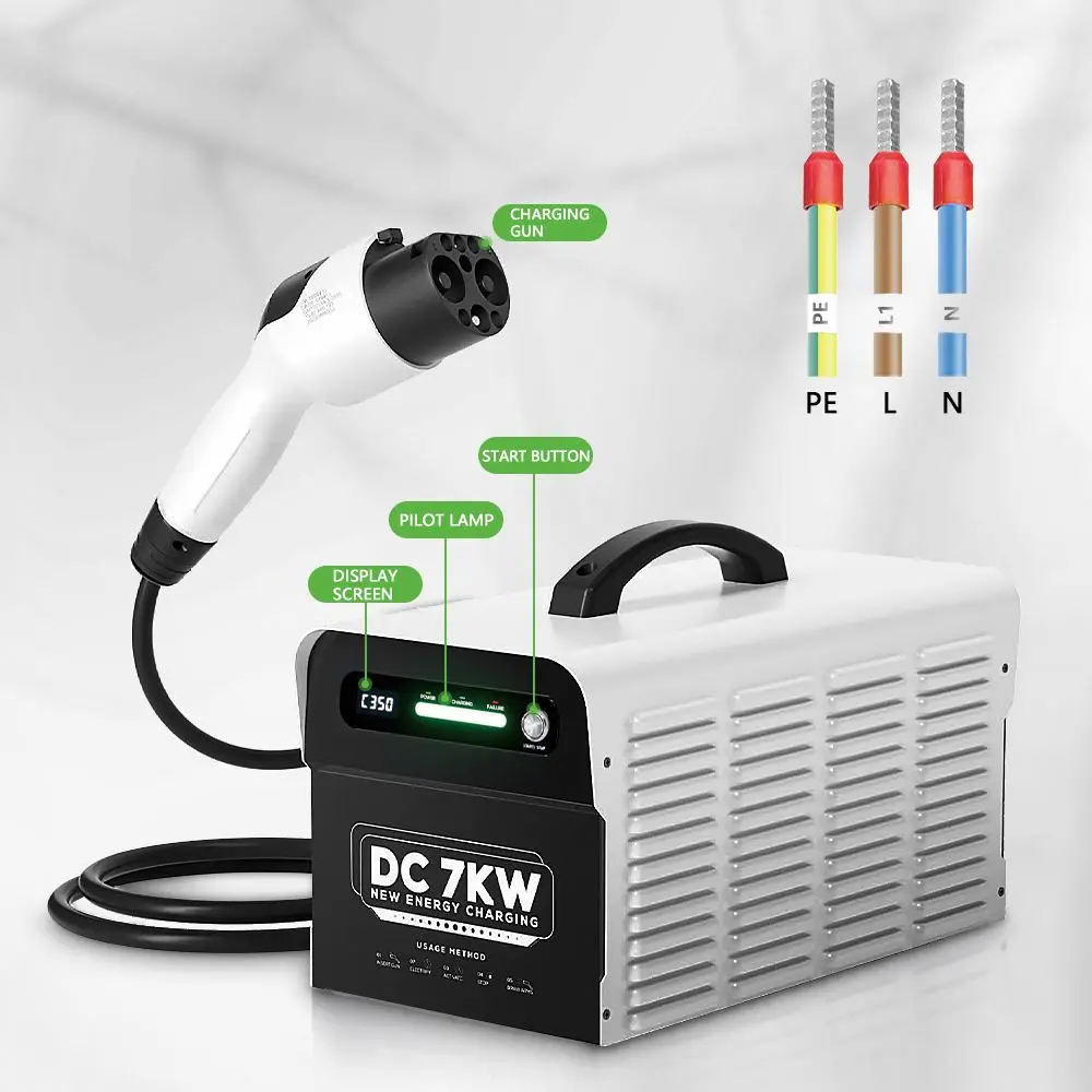 

XUDIANTONG 7KW Mobile Charging Station Dc Fast Electric Car Charging Stations Power Bank for Ev Car Portable