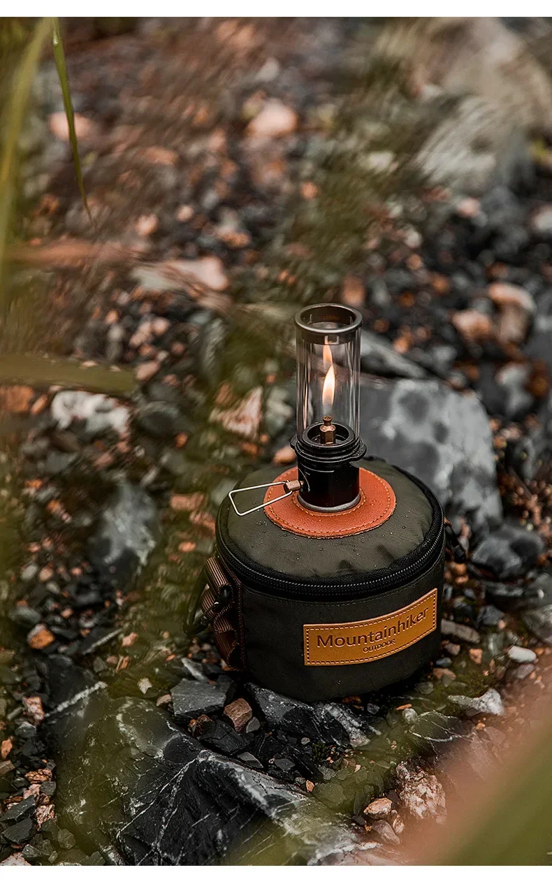 Traumhafte Kerzenlichtlampe Mini Windfeste Kerzenlampe Gasbrenner Outdoor Campingbeleuchtung Zeltbeleuchtungsausrüstung SZK353 – Detail 15