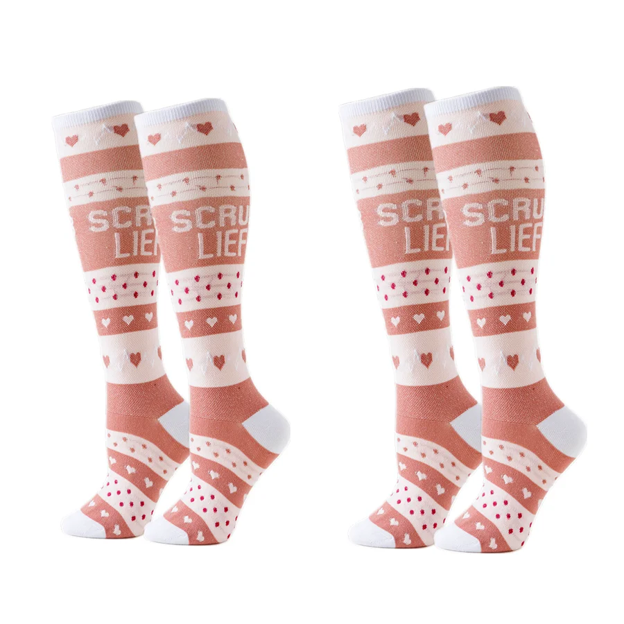 Calcetines de compresión para hombre y mujer, medias deportivas para ciclismo, correr, Yoga, fútbol atlético, baloncesto, Rugby, senderismo, tenis, monopatín