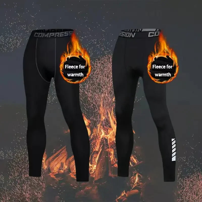

Мужские термообтягивающие брюки, зимние термоэластичные брюки, непрозрачное облегающее нижнее белье, как наружный базовый слой.