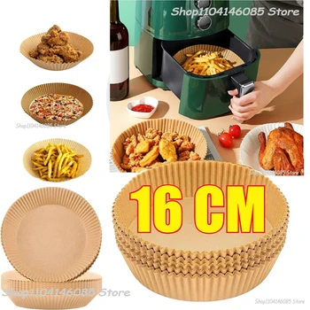 300PCS Friggitrice Ad Aria Carta Usa E Getta Quadrato Rotond...