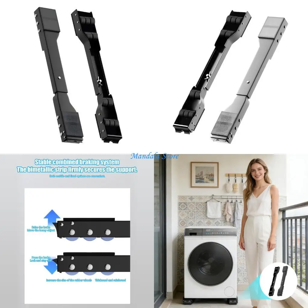 U2JC 2pack Universals Adjustable Washer Base for Multiple Models Noises Reduction