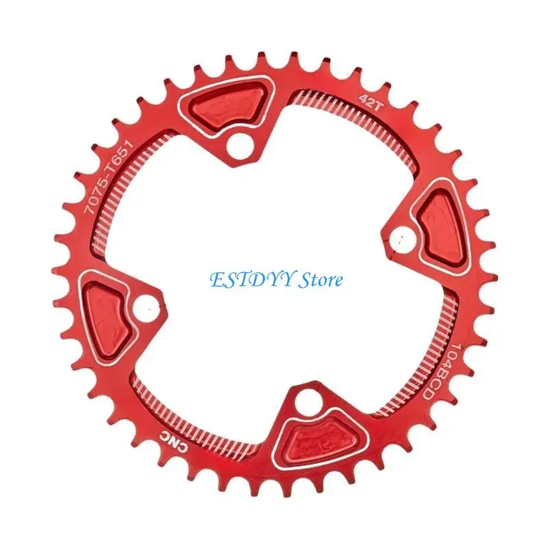 

G6DE 40T/42T Narrow Wide Chain Wheel Mountain Bike Chainwheel Bicycles 104BCD Crank Chainring Bicycles Parts Fitting