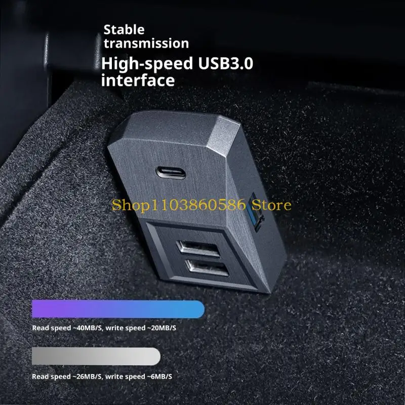 

USB-концентратор 242A для автомобильного концентратора, док-станция с кабелем для быстрой зарядки, аксессуары с несколькими