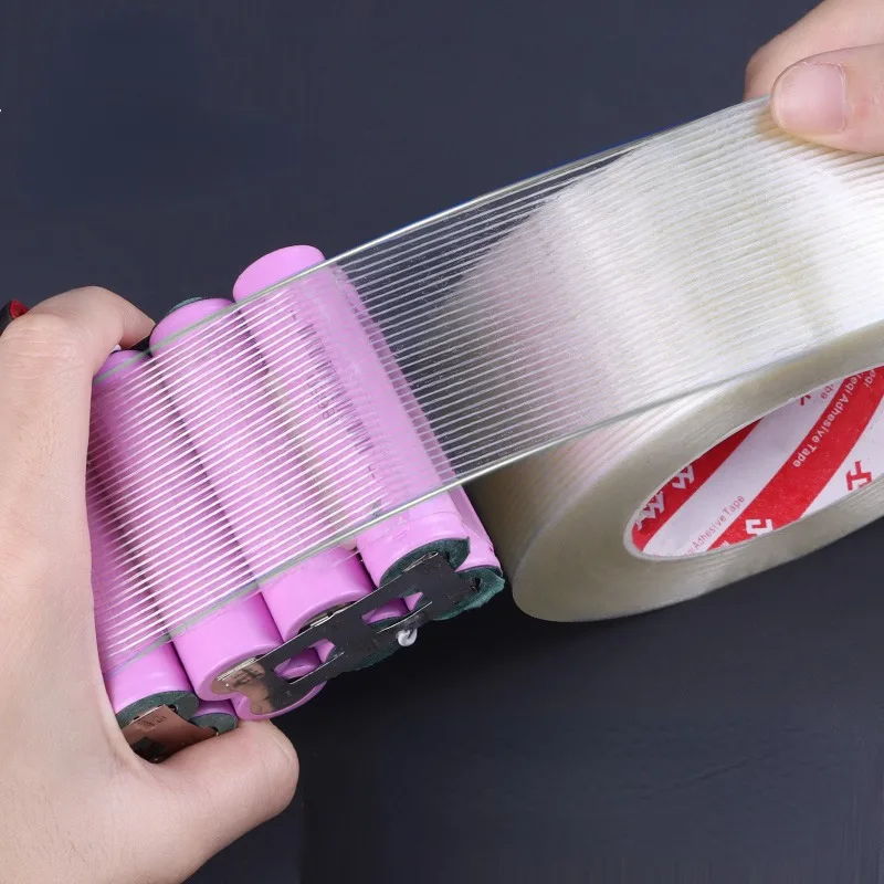

High-Temperature Fiberglass Insulation Tape for Lithium Battery Pack - Single-Sided Adhesive, Strong Seal Fixed Stripes