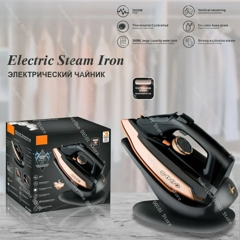 Portable Steam Iron Adjustable Temperature Electric Iron High Power Garment Ironing Machine Travel Steam Iron
