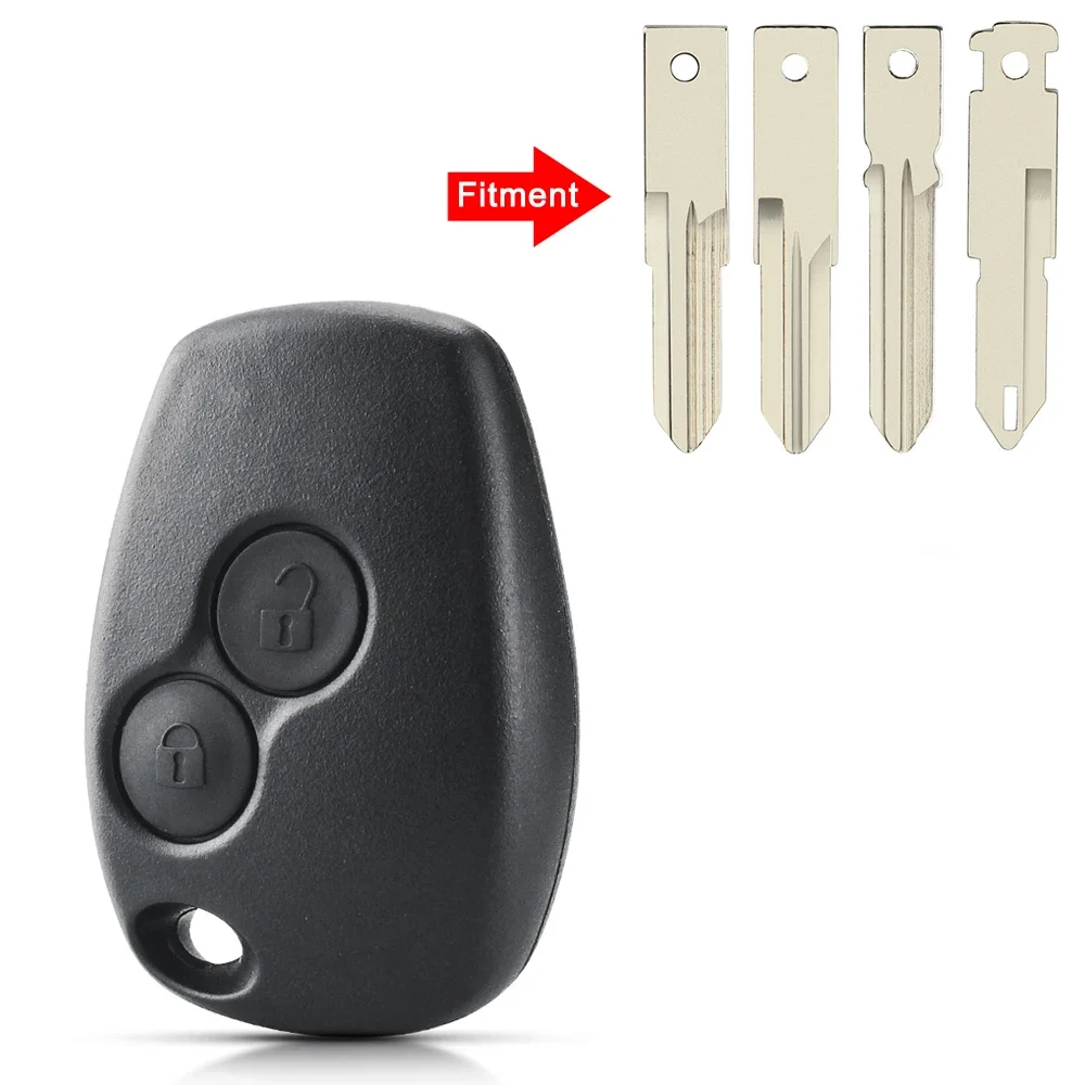 KEYYOU 1PCS Neue Für Renault Trafic Vivaro Primastar Movano Kangoo 2 Clio NE72/VAC102/VA2 Klinge Auto Schlüssel Shell 2/3 Tasten