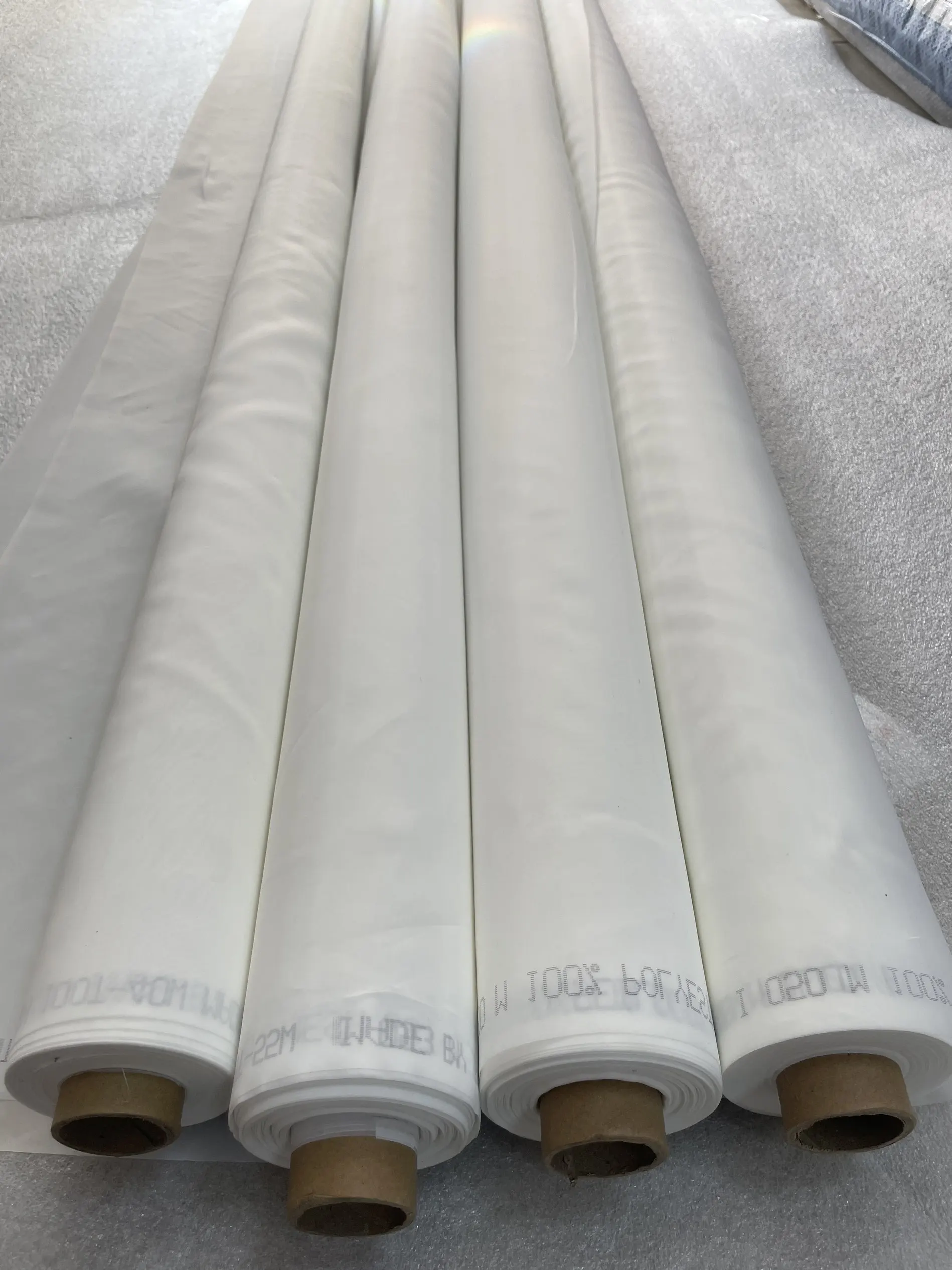 Polyester Screen Printing Mesh 43T, 54T, 62T, 77T, 90T Printing Consumables Mesh Fabric