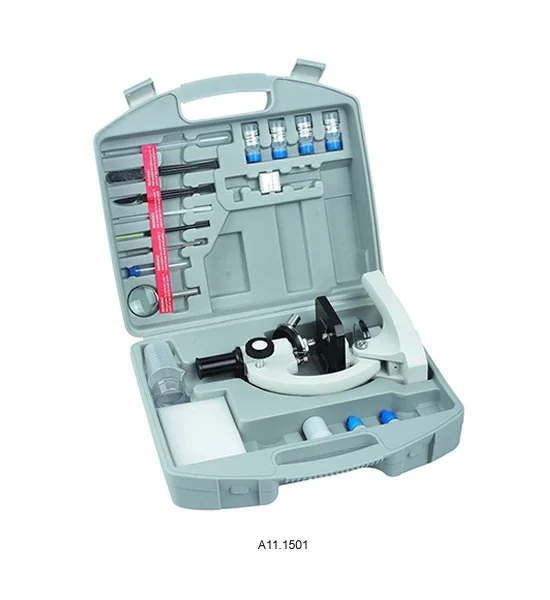 A11.1501  Biological  Microscope Microscope Gift Set for Kids   Coarse Adjustment Knob Parfocal Slide Preparation