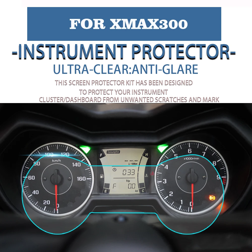 For YAMAHA XMAX300 X-MAX 300 XMAX250 XMAX 250 2017 - 2022 Motorcycle Cluster Scratch Protection Film instrument Screen Protector