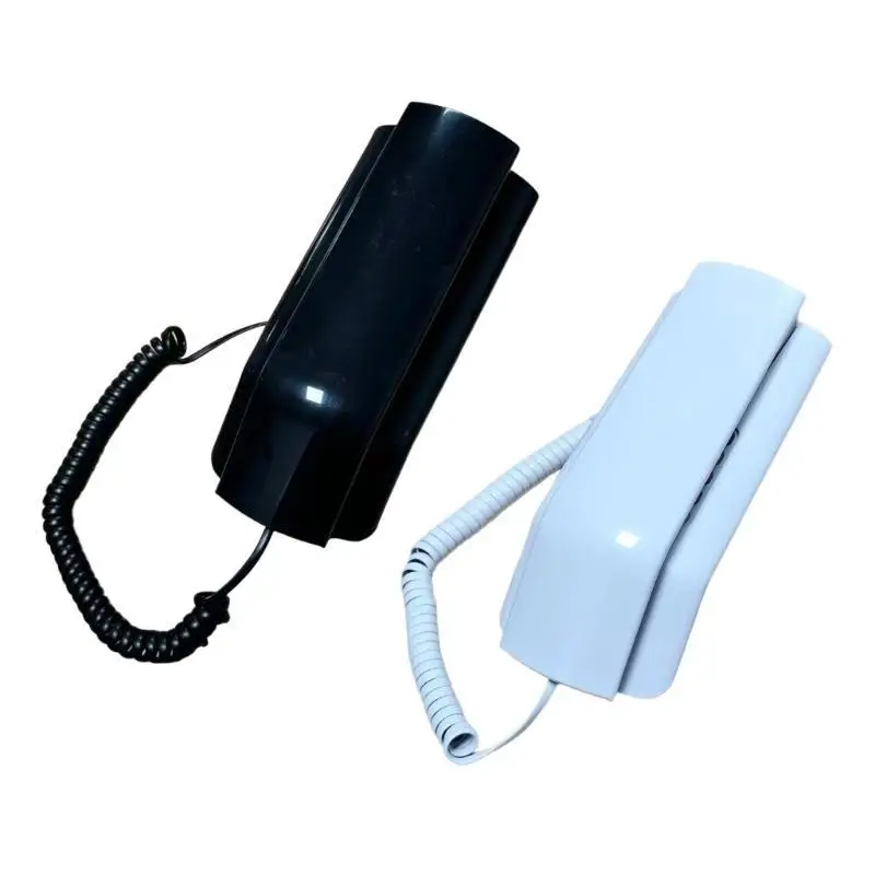 31BA Corded Phone Wall Mountable Telephone Desktop Corded Fixed Landline Phone for Home Hotel Office Bathroom Company