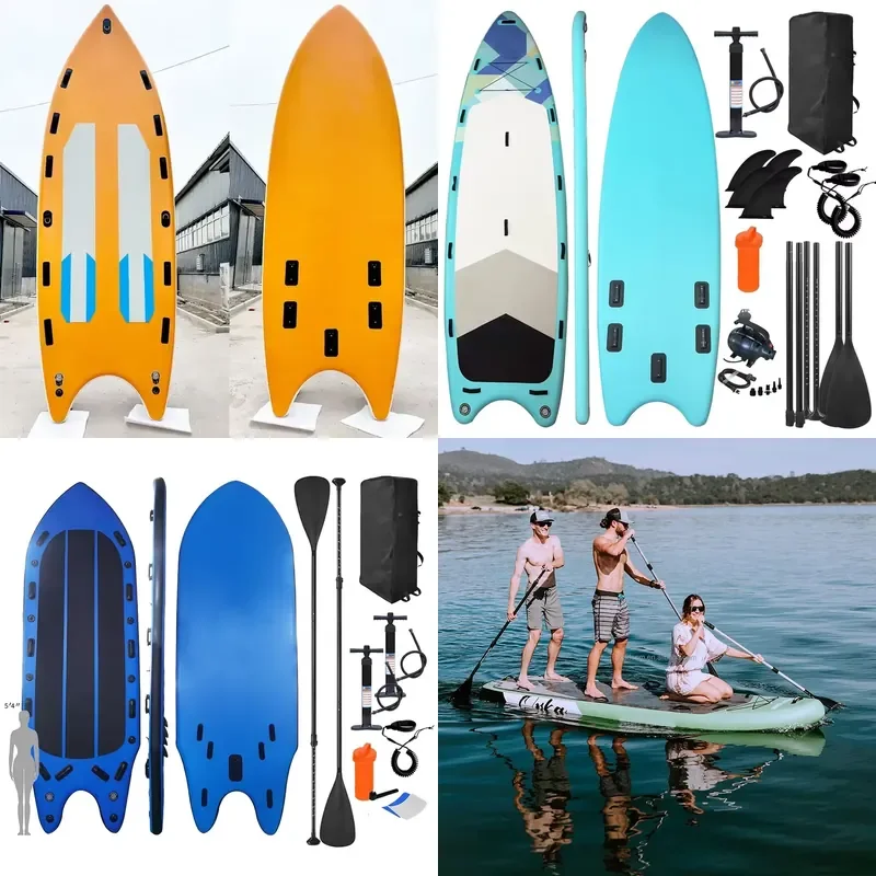 Most Popular Inflatable Super Team Multi Person Paddle Board Giant Inflatable Big Sup Paddleboard