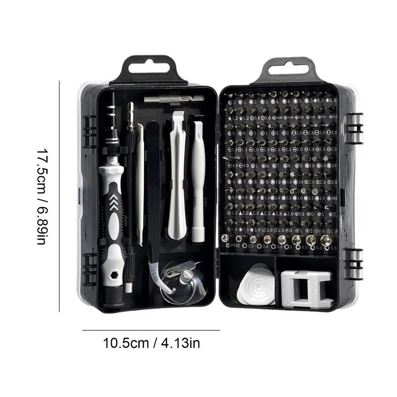 Precision Screwdriver Set Magnetic Repair Tool Kit 115 In 1 Mini Tool Kit Precision Screwdriver Durable Anti-Slip Mini Tool Kit