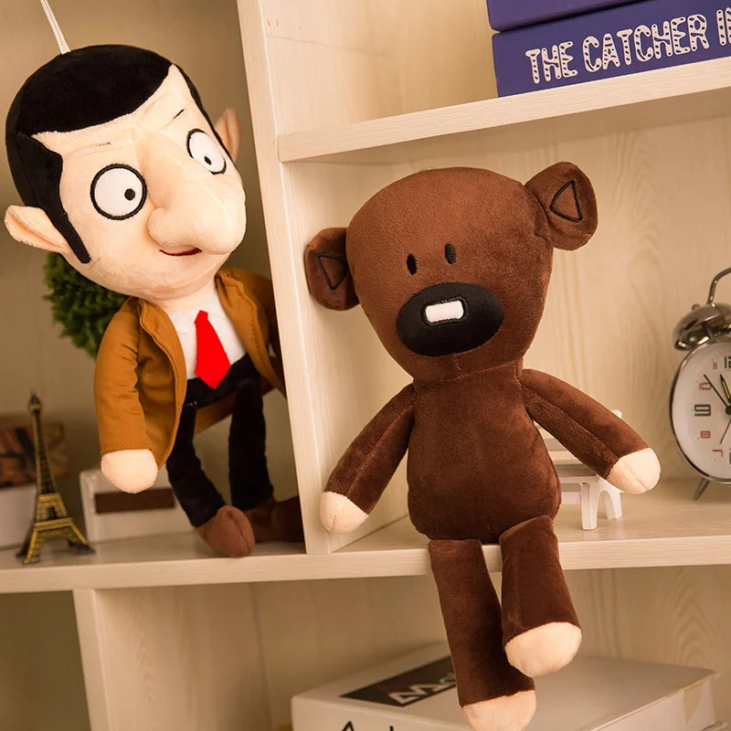 

Fun Mr Bean Cute Animal Stuffed Doll Pillow Decor Soft Children Gifts Teddy Bear Plush Toy Comedy Cartoon Movie Figure