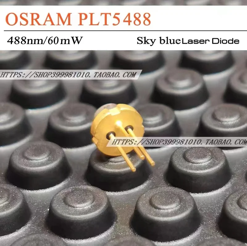 OSRAM PLT5 488 60 mW 5,6 mm himmelblaue Laserdiode mit PD (nagelneu)