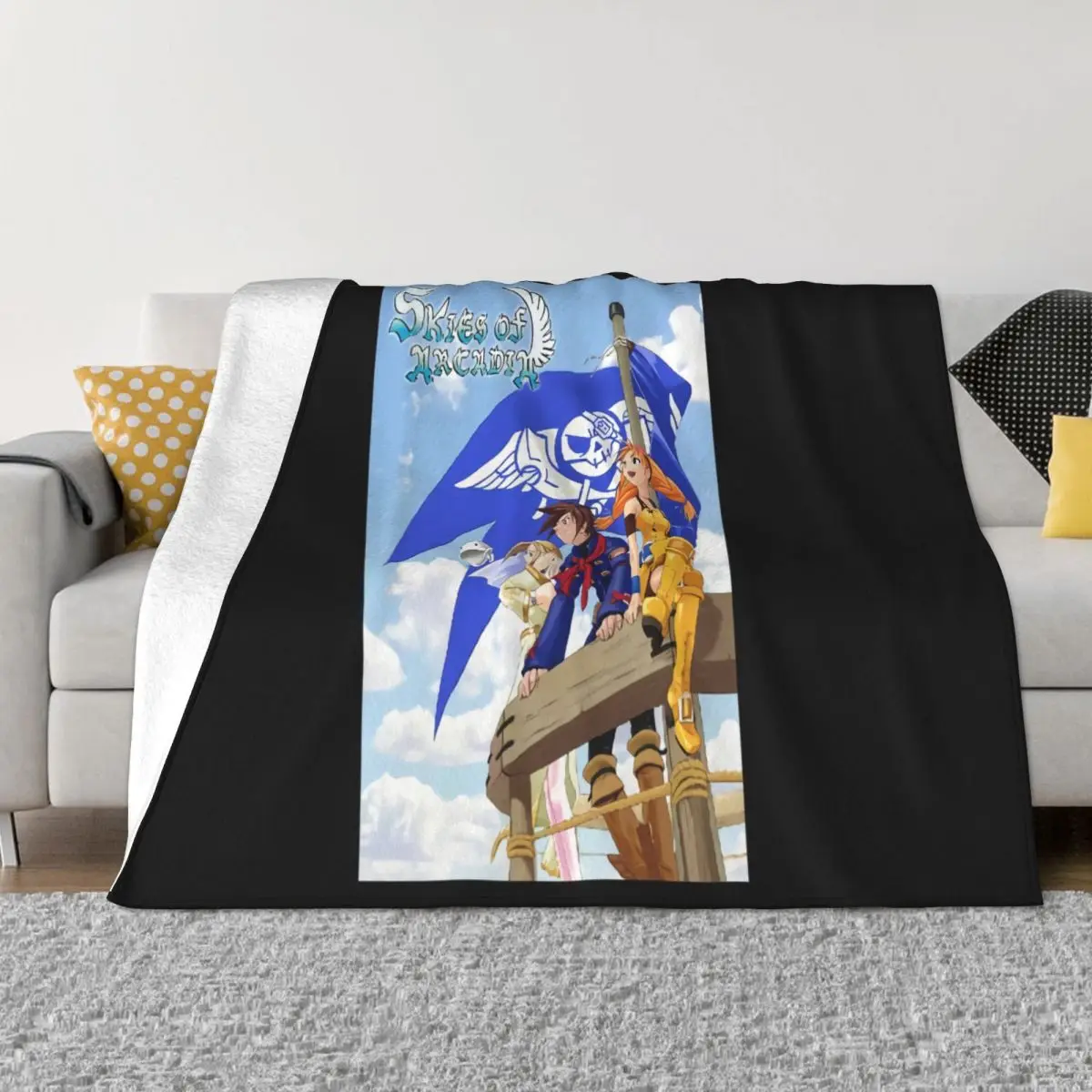 Skies Di Arcadia Legends Eternal Harajuku Streetwear Men Gamer Unisex Tutte L Children New Brand Winter Throw Blanket