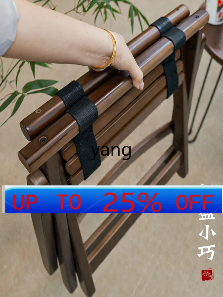 

LH Small Folding Stool Portable Folding Armchair Household Outdoor Outdoor Bamboo Folding Chair
