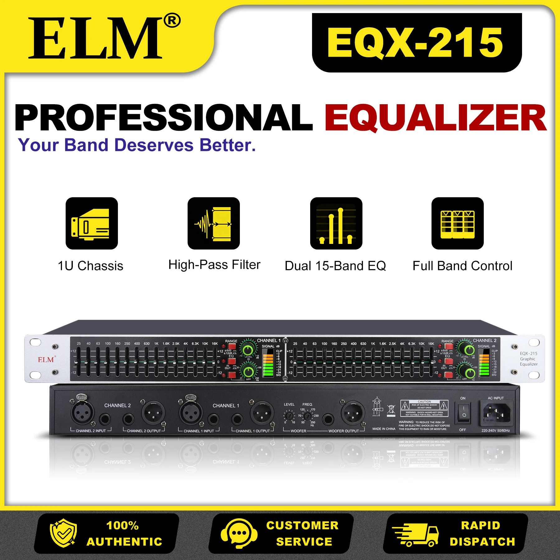 EQX-215 Dual Channe…