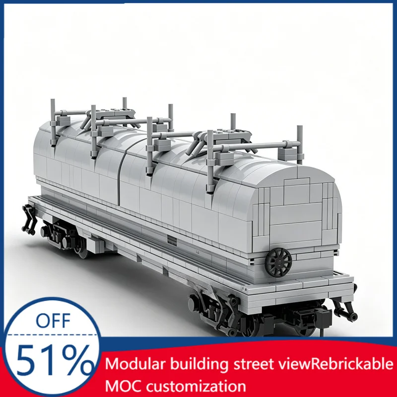 

903Pcs Coil Car Union Pacific Custom Building Blocks Freight Train Wagon Model Educational Assembly Toy For Collectors Xmas Gift
