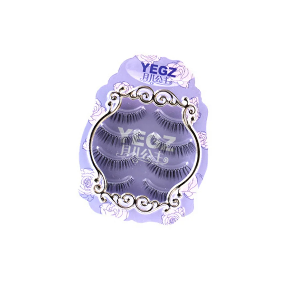 ขนตาปลอมปลายแหลม ขนตาไฟเบอร์ทำมือธรรมชาติ สำหรับงานแต่งงาน งานปาร์ตี้ ใช้ได้ทุกวัน ต่อขนตาหนา แต่งหน้า