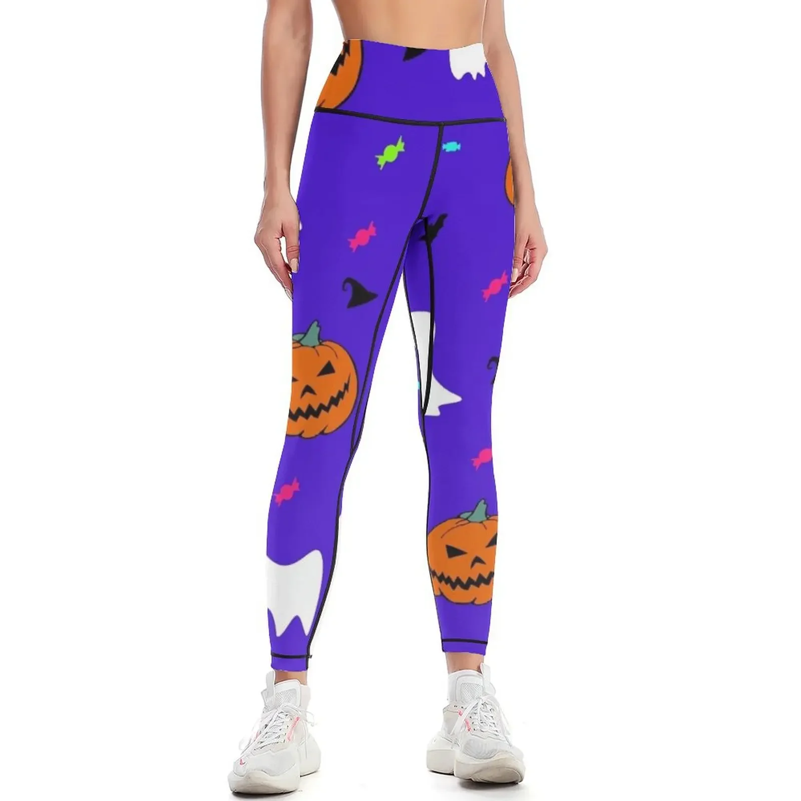 

Halloween theme pattern Leggings sportswear for gym Women's fitness Women's sports pants Women's high waist Womens Leggings