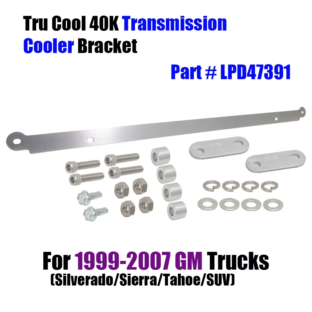 

Tru Cool 40K Transmission Cooler Bracket for 99-07 GM Truck Silverado/Sierra/SUV