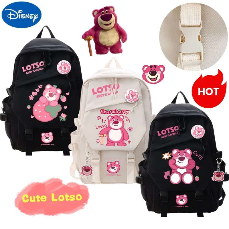 

Disney Lotso, высокая цветовая цена, креативный новый рюкзак большой емкости, многофункциональный школьный рюкзак с героями мультфильмов, легкий вес для отдыха и путешествий