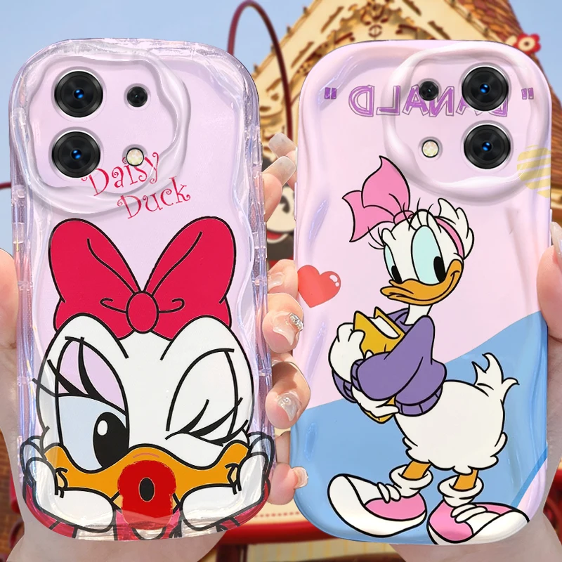 Disney Daisy Duck Wave Soft Case for Xiaomi Redmi Note13 12 11 Pro Plus 4G 5G 13C 12C Turbo 12S 11S 10 9 11A 9C Shockproof Cover