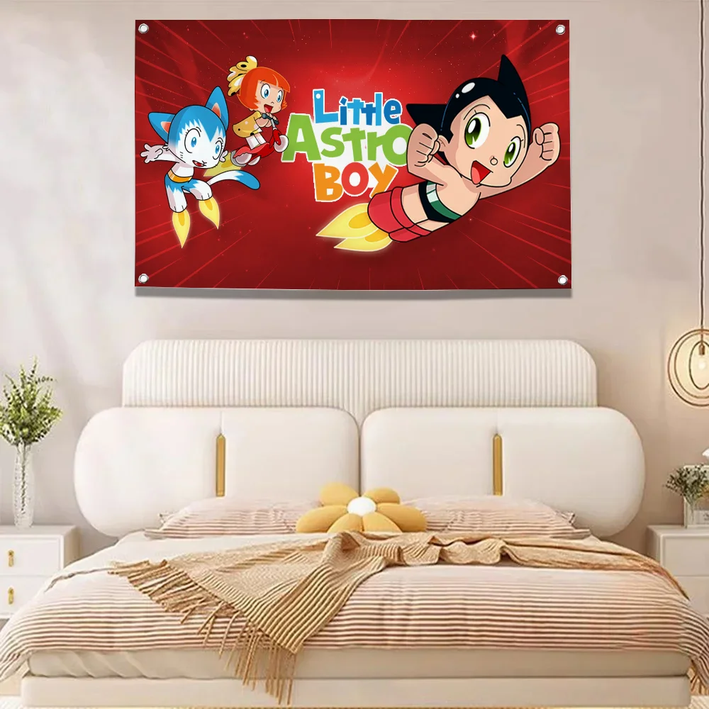 Astro Boy Custom Flag to Hang Fall Decor Home Decoration Flags for Bedrooms Outdoor Garden Tapestry Banners Accessories