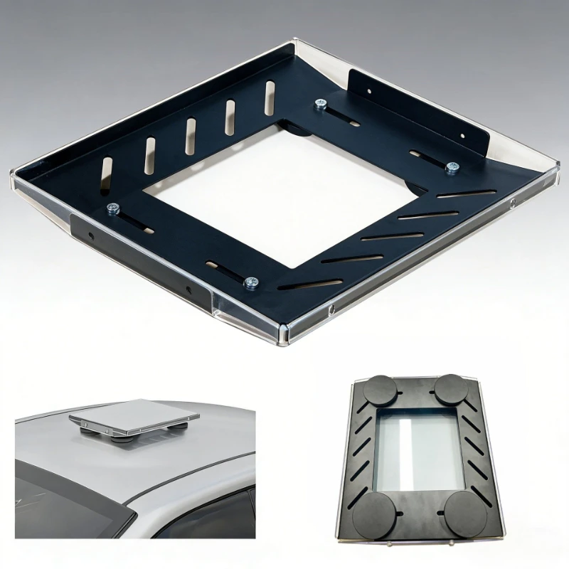 Roof magnetic bracket fit for Starlink mini PC board wind resistant aluminum alloy super strong magnetic bracket